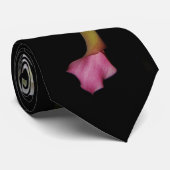 オランダカイウのユリおよび葉のタイ ネクタイ (ロール)