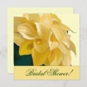 オランダカイウユリのブライダルシャワーの招待状 招待状 (正面/裏面)
