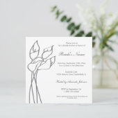 オランダカイウユリの招待 招待状 (スタンド正面)