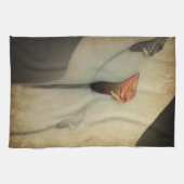 オランダカイウユリタオル キッチンタオル (横)