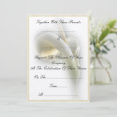 オランダカイウユリ-招待状 招待状 (スタンド正面)