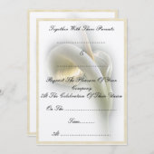 オランダカイウユリ-招待状 招待状 (正面/裏面)