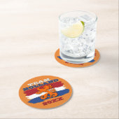 オランダカスタム国旗オレンジライオンチームHolland 2019 Ro ラウンドペーパーコースター (インサイチュ)