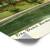 オランダガーデン、ヴァンコルトランドパーク、NYヴィンテージ ポスター (角)