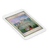 オランダガーデン, 1650 (紙上のw/c) マグネット (右側)