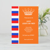 オランダクイーンズデー（コニンニネダグ） 招待状 (スタンド正面)