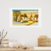 オランダクリスマスシーン ポスター (キッチン)