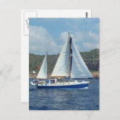 オランダケッチフランチェスカ ポストカード (正面/裏面)