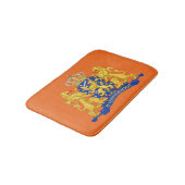 オランダコートオブアームオンオレンジbmcnt バスマット (アングル)