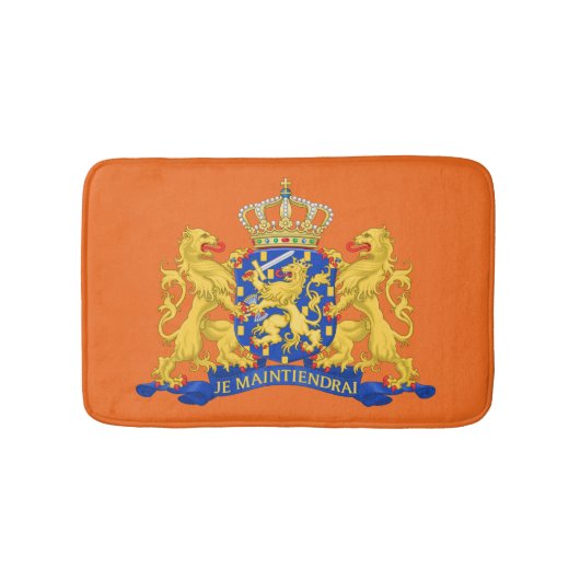 オランダコートオブアームオンオレンジbmcnt バスマット (正面)