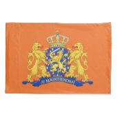 オランダコートオブアームズオンオレンジpccnt 枕カバー (裏面)