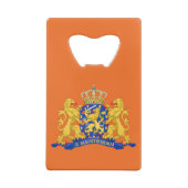 オランダコート・オブ・アームズ・オンまたはbocnt クレジットカード栓抜き (裏面)