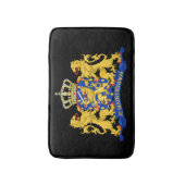 オランダコート・オブ・アームズ・オン・ブラックbmcnt バスマット (正面縦)