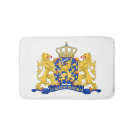 オランダコート・オブ・アームズ・オン・ホワイトbmcnt バスマット