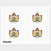 オランダコート 長方形シール (シート)