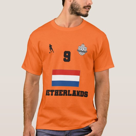 オランダサッカーサッカー代表Tシャツ Tシャツ (正面)