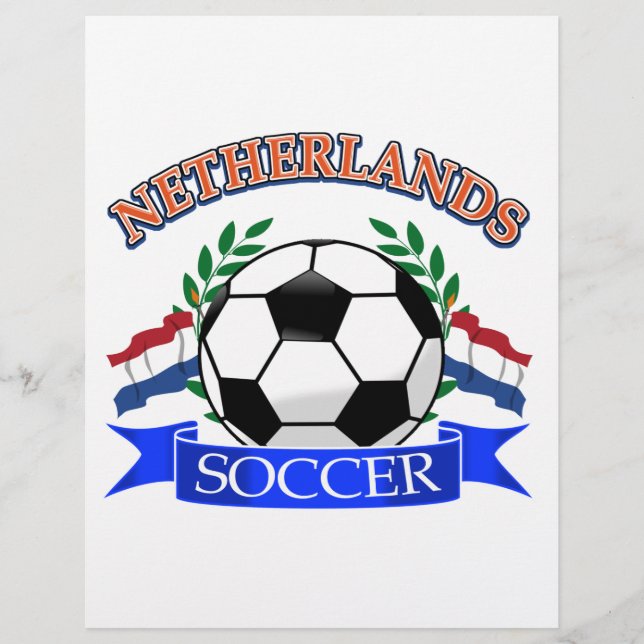 オランダサッカーボールデザイン (正面)