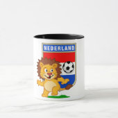 オランダサッカーライオン マグカップ (中央)