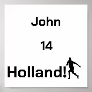 オランダサッカー選手トリビュートポスター ポスター