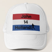 オランダサッカー、カスタマイズ可能 キャップ (正面)