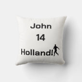 オランダサッカー、カスタマイズ可能 クッション (裏面)