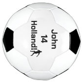 オランダサッカー、カスタマイズ可能 サッカーボール (回転)