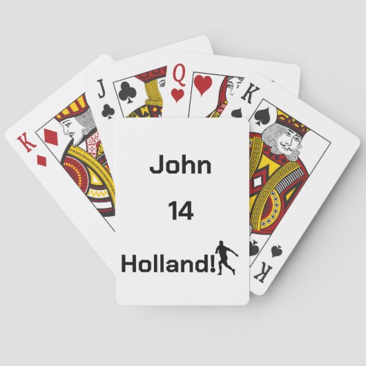 オランダサッカー、カスタマイズ可能 トランプ (裏面)