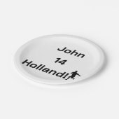 オランダサッカー、カスタマイズ可能 ペーパープレート (アングル)