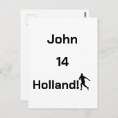 オランダサッカー、カスタマイズ可能 ポストカード (正面/裏面)