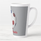 オランダサッカー カフェラテマグ (右)