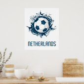 オランダサッカー ポスター (キッチン)