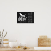 オランダシェパード – デュッキーカレンダー2018 ポスター (キッチン)