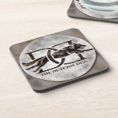 オランダシェパード – デュッチーイラストレーション コースター (左側)