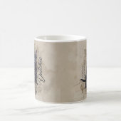 オランダシェパード – デュッチーイラストレーション コーヒーマグカップ (中央)