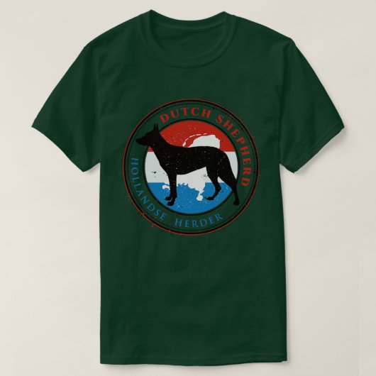 オランダシェパード・デュッチー(10) Tシャツ (デザイン正面)