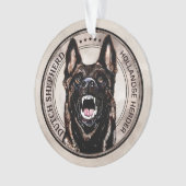 オランダシェパード – ホルランドスヘルダーソン オーナメント (正面)