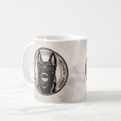 オランダシェパード – ホルランドスヘルダーソン コーヒーマグカップ (正面左)