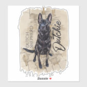 オランダシェパード – ホルランドスヘルダーソン シール (シート)