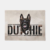 オランダシェパード – ホルランドスヘルダーソン ドアマット (正面)