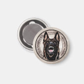 オランダシェパード – ホルランドスヘルダーソン マグネット (正面/裏面)