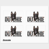 オランダシェパード – ホルランドスヘルダーソン 長方形シール (シート)