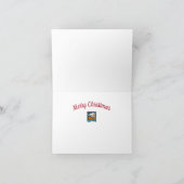 オランダシューサンタ船，アイスバーグ，クジラ，テディベア シーズンカード (内部)