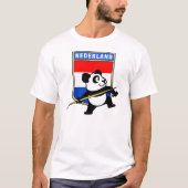 オランダジャベリンパンダ Tシャツ (正面)
