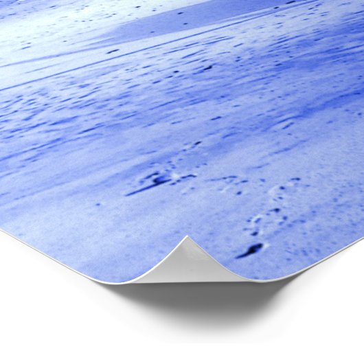 オランダスタイルデルフトブルーセイボートレック航海の ポスター (角)