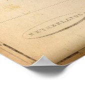 オランダズマップ(Arrowsmith) ポスター (角)