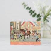 オランダセントニック・シンタークラースとズワルテ・ピエヴィンテージ ポストカード (スタンド正面)