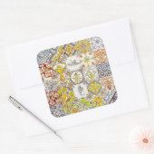 オランダタイル スクエアシール (封筒)