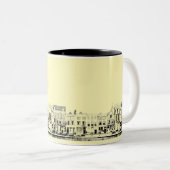 オランダタウンハウス ツートーンマグカップ (正面右)