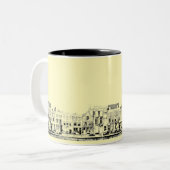 オランダタウンハウス ツートーンマグカップ (正面左)