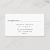 オランダチューリップウーメンズレディースアポイントメントカード 予約カード (裏面)